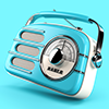 blue radio