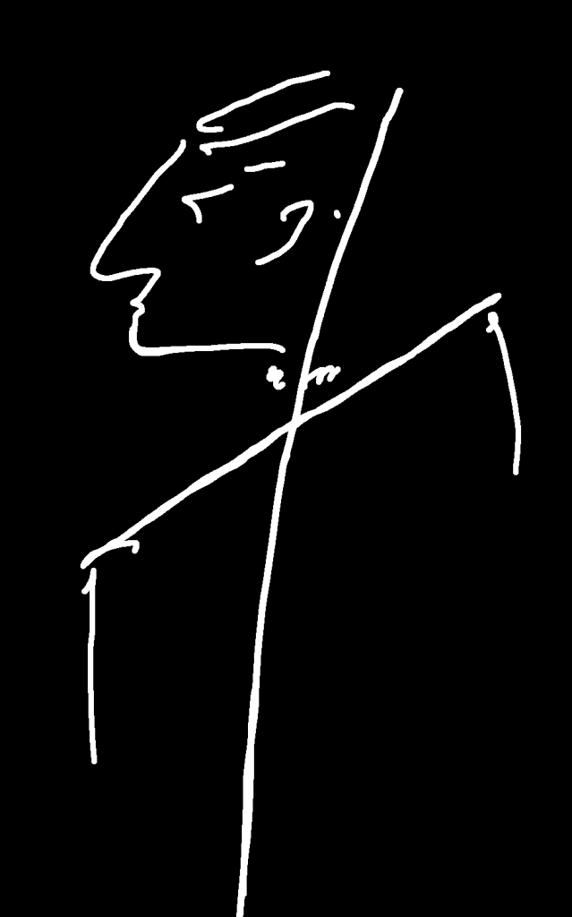 stick man white